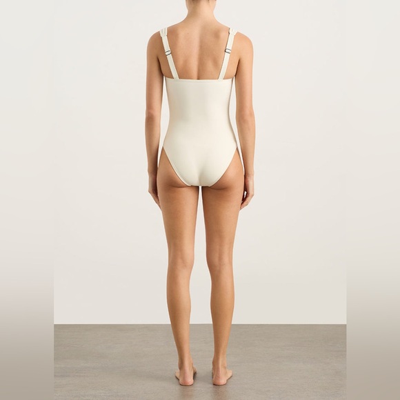 BONDI BORN ELISSE ONE PIECE - PEARL, Size Medium, $325 - Picture 3 of 9